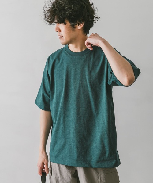 URBAN RESEARCH DOORS(アーバンリサーチドアーズ)の「Quick dry ボックスショートスリーブTシャツ(Tシャツ/カットソー・メンズ・ホワイト/ブラック/ネイビー/グリーン/グレー系その他・MEDIUM/LARGE)」の7枚目の写真