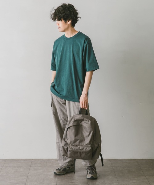 URBAN RESEARCH DOORS(アーバンリサーチドアーズ)の「Quick dry ボックスショートスリーブTシャツ(Tシャツ/カットソー・メンズ・ホワイト/ブラック/ネイビー/グリーン/グレー系その他・MEDIUM/LARGE)」の10枚目の写真