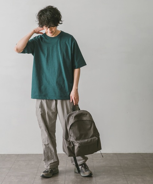 URBAN RESEARCH DOORS(アーバンリサーチドアーズ)の「Quick dry ボックスショートスリーブTシャツ(Tシャツ/カットソー・メンズ・ホワイト/ブラック/ネイビー/グリーン/グレー系その他・MEDIUM/LARGE)」の11枚目の写真