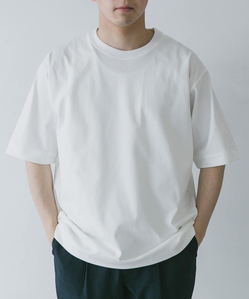 URBAN RESEARCH DOORS(アーバンリサーチドアーズ)の「Quick dry ボックスショートスリーブTシャツ(Tシャツ/カットソー・メンズ・ホワイト/ブラック/ネイビー/グリーン/グレー系その他・MEDIUM/LARGE)」の14枚目の写真