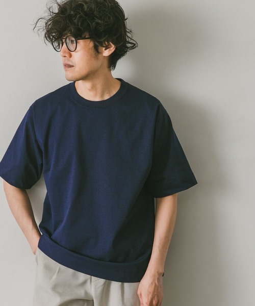 URBAN RESEARCH DOORS(アーバンリサーチドアーズ)の「Quick dry ボックスショートスリーブTシャツ(Tシャツ/カットソー・メンズ・ホワイト/ブラック/ネイビー/グリーン/グレー系その他・MEDIUM/LARGE)」の17枚目の写真