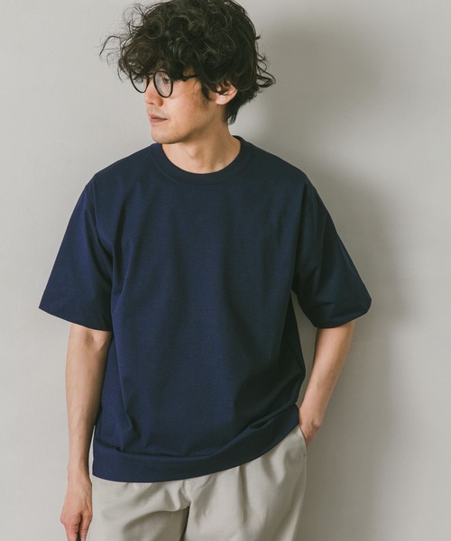 URBAN RESEARCH DOORS(アーバンリサーチドアーズ)の「Quick dry ボックスショートスリーブTシャツ(Tシャツ/カットソー・メンズ・ホワイト/ブラック/ネイビー/グリーン/グレー系その他・MEDIUM/LARGE)」の18枚目の写真
