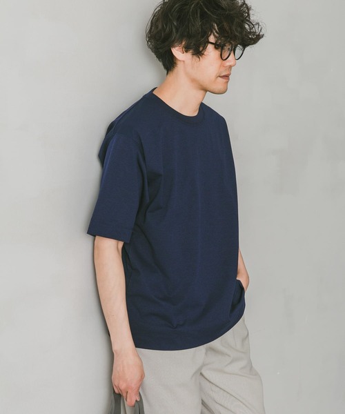URBAN RESEARCH DOORS(アーバンリサーチドアーズ)の「Quick dry ボックスショートスリーブTシャツ(Tシャツ/カットソー・メンズ・ホワイト/ブラック/ネイビー/グリーン/グレー系その他・MEDIUM/LARGE)」の20枚目の写真