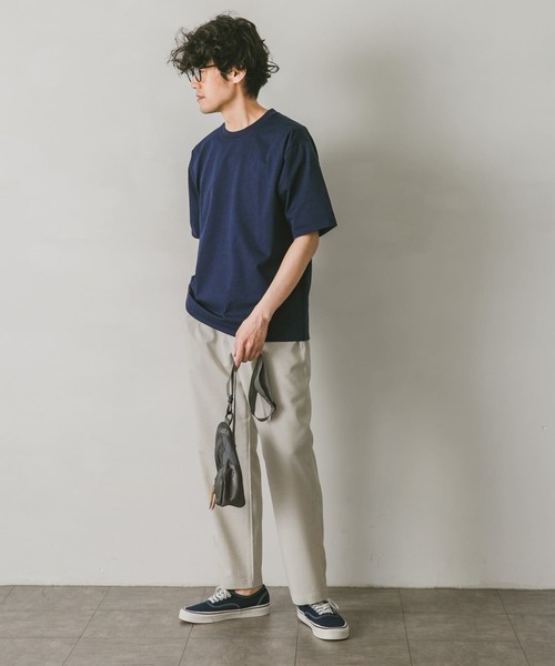 URBAN RESEARCH DOORS(アーバンリサーチドアーズ)の「Quick dry ボックスショートスリーブTシャツ(Tシャツ/カットソー・メンズ・ホワイト/ブラック/ネイビー/グリーン/グレー系その他・MEDIUM/LARGE)」の22枚目の写真