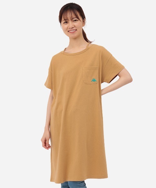 Kappa(カッパ)の「Kappa コラボ 吸汗速乾・接触冷感ホルターワンピース【Kappa×チチカカ】(ワンピース・レディース・カーキ/マスタード・MEDIUM)」の10枚目の写真