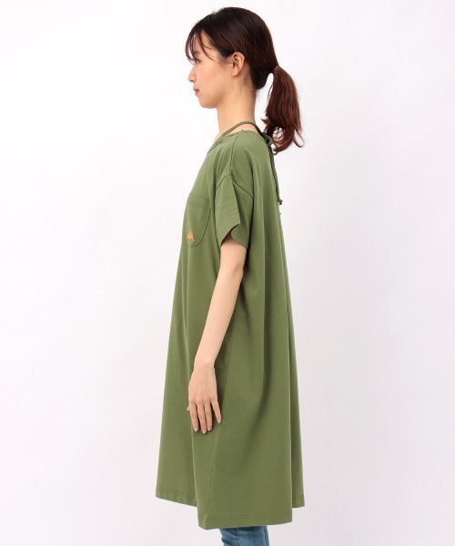 Kappa(カッパ)の「Kappa コラボ 吸汗速乾・接触冷感ホルターワンピース【Kappa×チチカカ】(ワンピース・レディース・カーキ/マスタード・MEDIUM)」の12枚目の写真