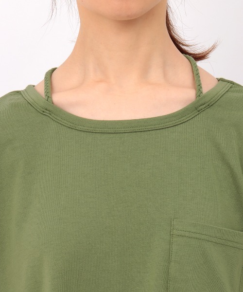 Kappa(カッパ)の「Kappa コラボ 吸汗速乾・接触冷感ホルターワンピース【Kappa×チチカカ】(ワンピース・レディース・カーキ/マスタード・MEDIUM)」の14枚目の写真