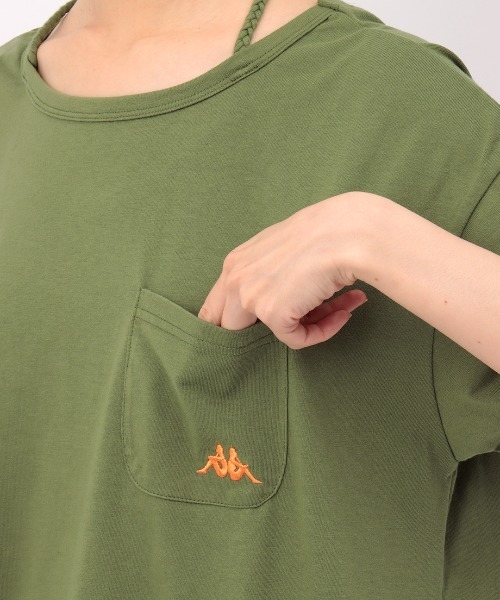 Kappa(カッパ)の「Kappa コラボ 吸汗速乾・接触冷感ホルターワンピース【Kappa×チチカカ】(ワンピース・レディース・カーキ/マスタード・MEDIUM)」の16枚目の写真