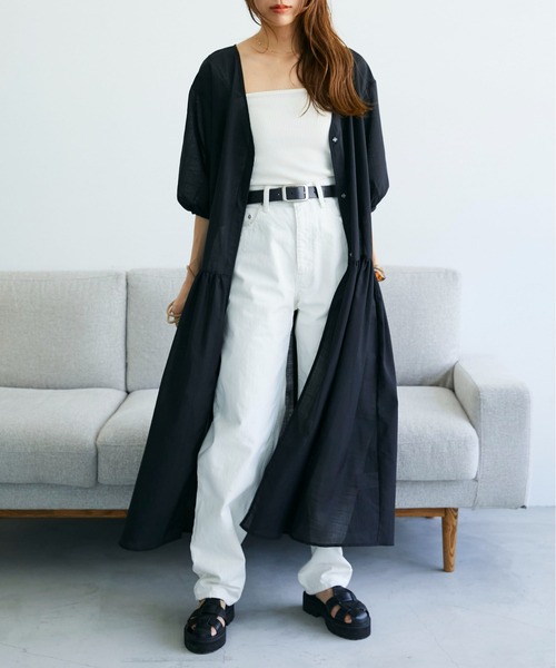 セール シアー羽織ワンピース シャツワンピース Ecrire エクリール のファッション通販 Zozotown