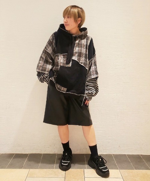 Candy Stripper（キャンディストリッパー）の「CND JOIN UP フーディー（パーカー・レディース・ネイビー/ブラック・2）」の6枚目の写真