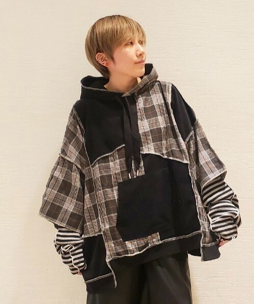 Candy Stripper（キャンディストリッパー）の「CND JOIN UP フーディー（パーカー・レディース・ネイビー/ブラック・2）」の7枚目の写真