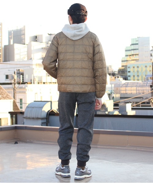 Gramicci（グラミチ）の「TAION×GRAMICCI/タイオン×グラミチ　インナーダウンジャケット　INNER DOWN JACKET　G2FU-J082-TG（ダウンジャケット/コート・メンズ・ブラック/ベージュ/オリーブ/カモフラージュ・M/L/XL）」の17枚目の写真