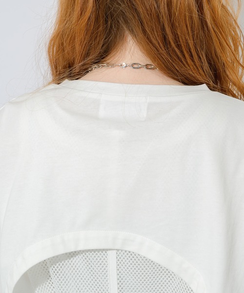 Lant Kalte（ラントカルテ）の「Lant Kalte メッシュカットアンサンブルワンピース（ワンピース・レディース・ブラック/ホワイト・FREE）」の7枚目の写真