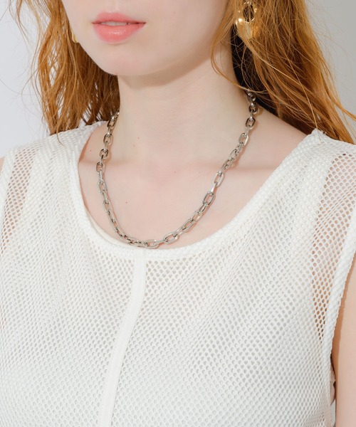 Lant Kalte（ラントカルテ）の「Lant Kalte メッシュカットアンサンブルワンピース（ワンピース・レディース・ブラック/ホワイト・FREE）」の11枚目の写真