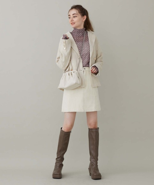 archives（アルシーヴ）の「一体底ロングブーツ（ブーツ・レディース・ブラック/モカ・MEDIUM/LARGE）」の15枚目の写真