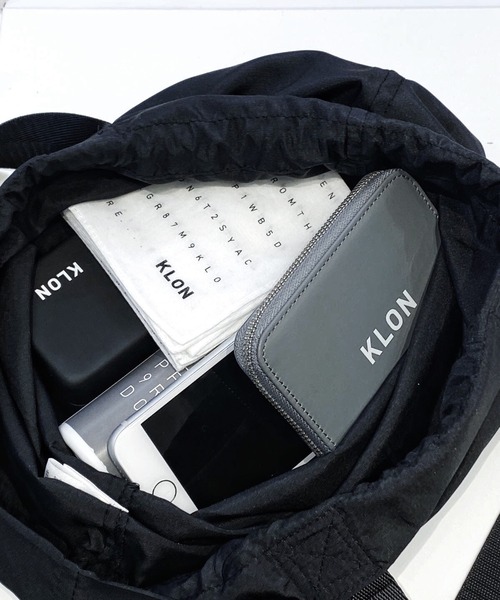 KLON（クローン）の「KLON SUSTAINABLE DRAWSTRING TOTE（エコバッグ/サブバッグ・レディース・ブラック・FREE）」の11枚目の写真