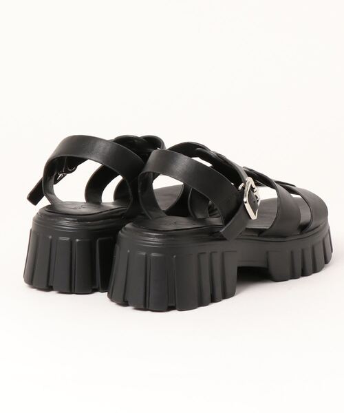 notch.（ノッチ）の「厚底グルカサンダル 2（サンダル・レディース・ブラック/オフホワイト・M/L）」の3枚目の写真