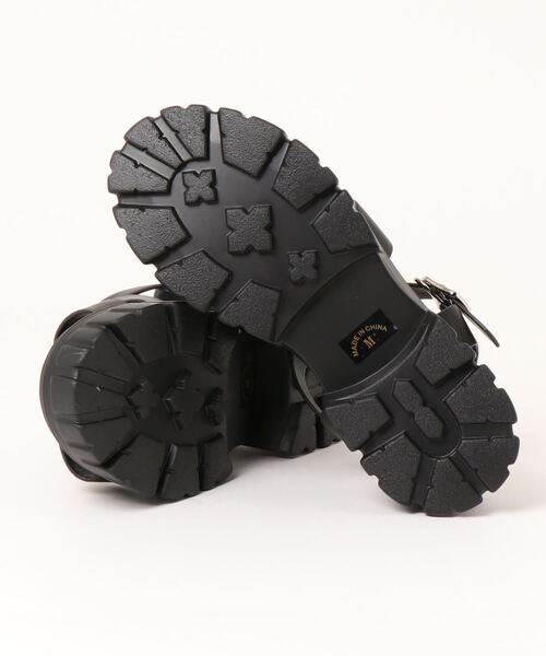 notch.（ノッチ）の「厚底グルカサンダル 2（サンダル・レディース・ブラック/オフホワイト・M/L）」の4枚目の写真