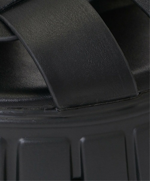 notch.（ノッチ）の「厚底グルカサンダル 2（サンダル・レディース・ブラック/オフホワイト・M/L）」の5枚目の写真