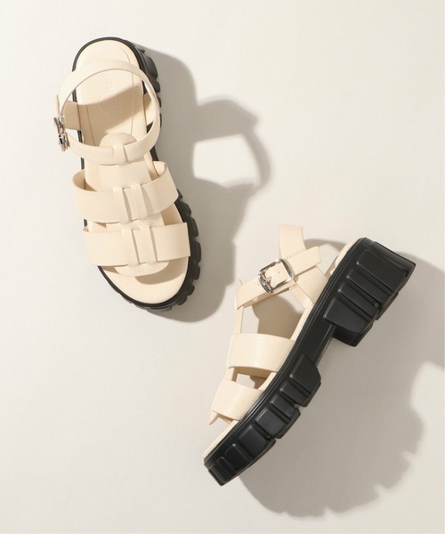 notch.（ノッチ）の「厚底グルカサンダル 2（サンダル・レディース・ブラック/オフホワイト・M/L）」の14枚目の写真