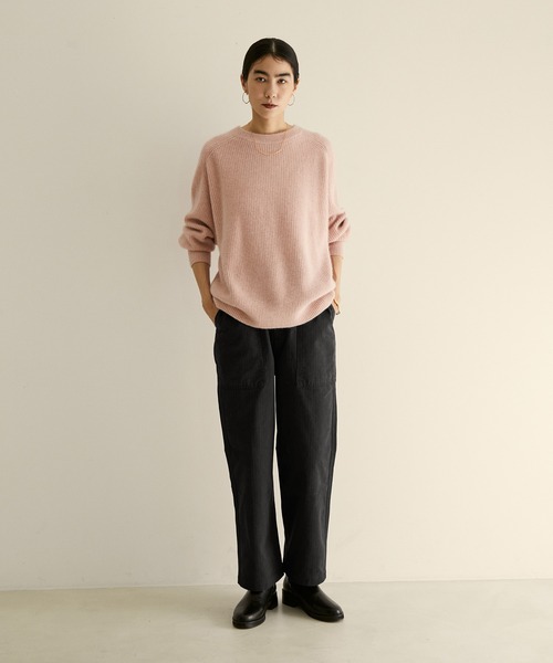 SALON adam et rope'（サロン アダム エ ロペ）の「【洗える】ヴィンテージライクイージーベイカーパンツ（その他パンツ・レディース・ブラック/グリーン/グリーン系その他・FREE）」の16枚目の写真