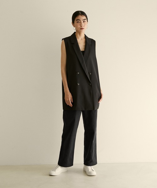 SALON adam et rope'（サロン アダム エ ロペ）の「【洗える】ヴィンテージライクイージーベイカーパンツ（その他パンツ・レディース・ブラック/グリーン/グリーン系その他・FREE）」の17枚目の写真