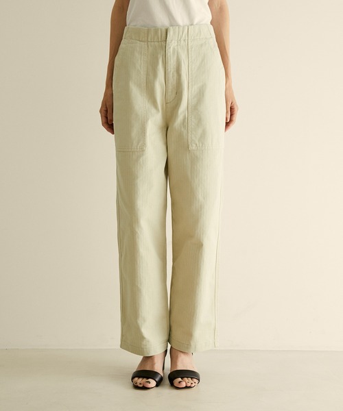 SALON adam et rope'（サロン アダム エ ロペ）の「【洗える】ヴィンテージライクイージーベイカーパンツ（その他パンツ・レディース・ブラック/グリーン/グリーン系その他・FREE）」の19枚目の写真