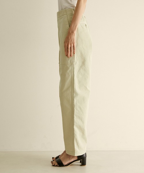 SALON adam et rope'（サロン アダム エ ロペ）の「【洗える】ヴィンテージライクイージーベイカーパンツ（その他パンツ・レディース・ブラック/グリーン/グリーン系その他・FREE）」の15枚目の写真
