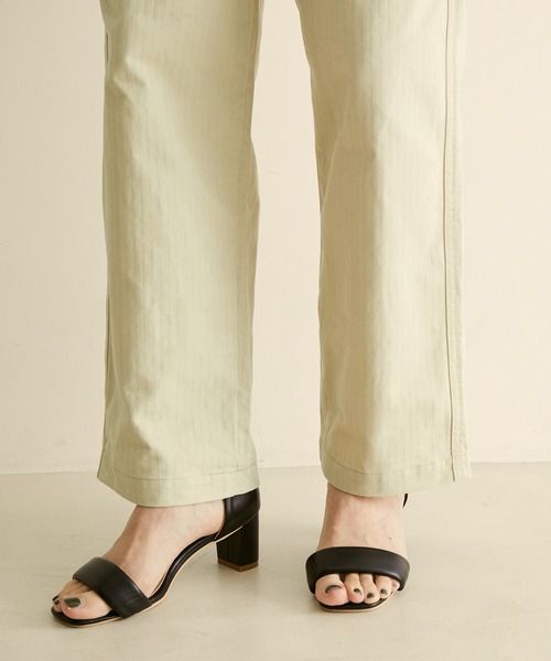 SALON adam et rope'（サロン アダム エ ロペ）の「【洗える】ヴィンテージライクイージーベイカーパンツ（その他パンツ・レディース・ブラック/グリーン/グリーン系その他・FREE）」の6枚目の写真