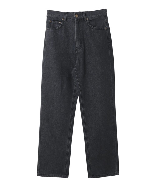 andme（アンドミー）の「デニムストレートパンツ（デニムパンツ・レディース・ブラック/ブルー/サックスブルー・M/L）」の17枚目の写真