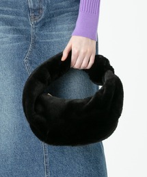 【ANITA BILARDI(アニタ ビラルディ)】DONUTS BAG / フェイクファーショルダーバッグ