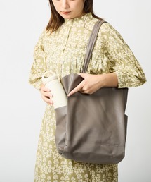 polka polka / ポルカポルカ 収納上手 ポケット トートバッグ レザー Storage tote SDI