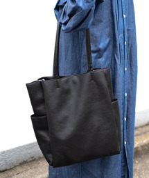 polka polka / ポルカポルカ 収納上手 ポケット トートバッグ レザー Storage tote SDI