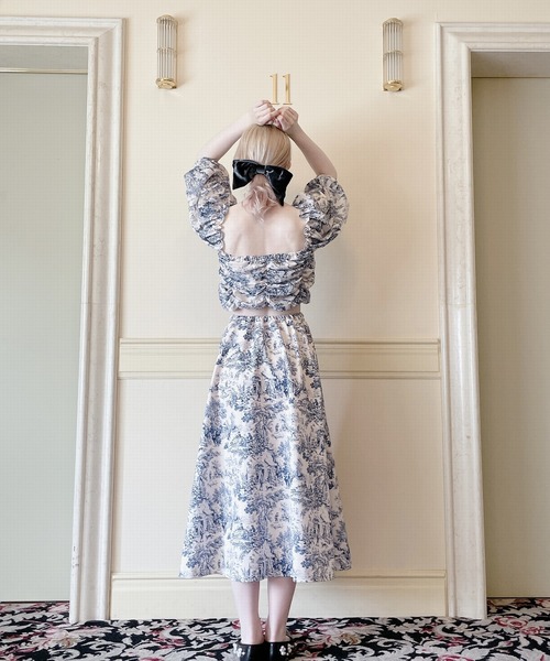 PAIN（ペイン）の「トワルドジュイロングスカート（スカート・レディース・ブルー/ピンク・FREE）」の19枚目の写真