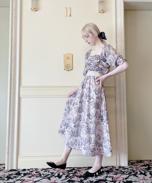 PAIN（ペイン）の「トワルドジュイロングスカート（スカート・レディース・ブルー/ピンク・FREE）」の8枚目の写真