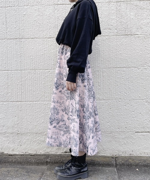 PAIN（ペイン）の「トワルドジュイロングスカート（スカート・レディース・ブルー/ピンク・FREE）」の6枚目の写真