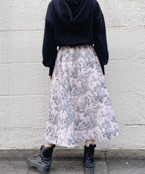 PAIN（ペイン）の「トワルドジュイロングスカート（スカート・レディース・ブルー/ピンク・FREE）」の7枚目の写真