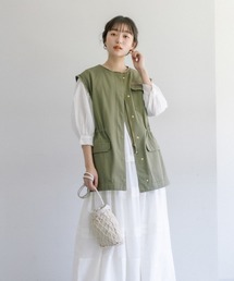 PUAL CE CIN | ミリタリーベスト／ジレ(ミリタリージャケット)