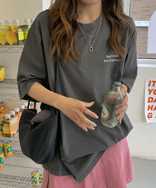VENCEEXCHANGE(ヴァンスエクスチェンジ)の「シンプルロゴTシャツ(Tシャツ/カットソー・レディース・ホワイト/チャコールグレー/ワインレッド/グリーン・FREE)」の2枚目の写真