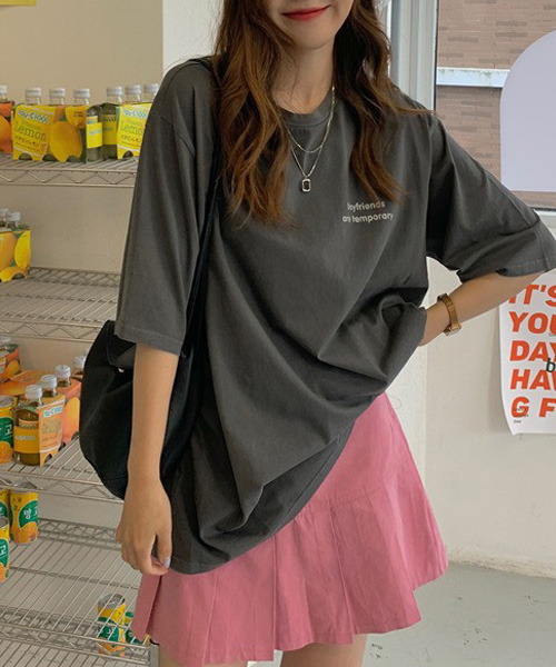 VENCEEXCHANGE(ヴァンスエクスチェンジ)の「シンプルロゴTシャツ(Tシャツ/カットソー・レディース・ホワイト/チャコールグレー/ワインレッド/グリーン・FREE)」の9枚目の写真