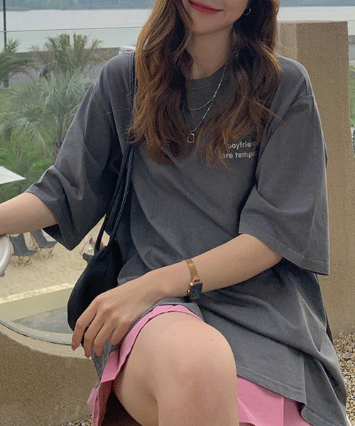 VENCEEXCHANGE(ヴァンスエクスチェンジ)の「シンプルロゴTシャツ(Tシャツ/カットソー・レディース・ホワイト/チャコールグレー/ワインレッド/グリーン・FREE)」の11枚目の写真