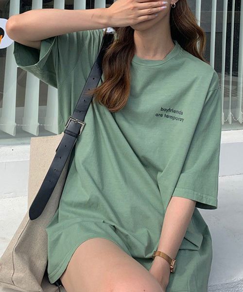 VENCEEXCHANGE(ヴァンスエクスチェンジ)の「シンプルロゴTシャツ(Tシャツ/カットソー・レディース・ホワイト/チャコールグレー/ワインレッド/グリーン・FREE)」の17枚目の写真