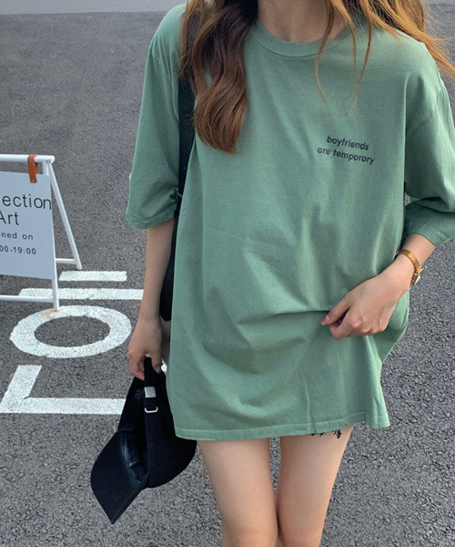 VENCEEXCHANGE(ヴァンスエクスチェンジ)の「シンプルロゴTシャツ(Tシャツ/カットソー・レディース・ホワイト/チャコールグレー/ワインレッド/グリーン・FREE)」の19枚目の写真