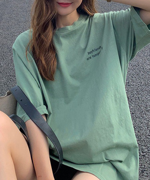 VENCEEXCHANGE(ヴァンスエクスチェンジ)の「シンプルロゴTシャツ(Tシャツ/カットソー・レディース・ホワイト/チャコールグレー/ワインレッド/グリーン・FREE)」の20枚目の写真