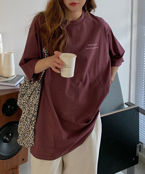 VENCEEXCHANGE(ヴァンスエクスチェンジ)の「シンプルロゴTシャツ(Tシャツ/カットソー・レディース・ホワイト/チャコールグレー/ワインレッド/グリーン・FREE)」の21枚目の写真