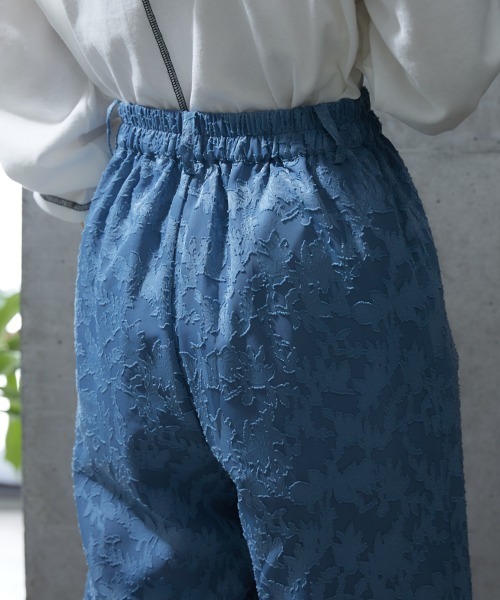 miclat（ミクラ）の「大きいサイズ シアージャガードワイドパンツ miclat（その他パンツ・レディース・ブラック/グレイッシュブルー・LL/4L/3L/L）」の14枚目の写真