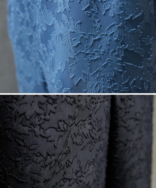 miclat（ミクラ）の「大きいサイズ シアージャガードワイドパンツ miclat（その他パンツ・レディース・ブラック/グレイッシュブルー・LL/4L/3L/L）」の12枚目の写真