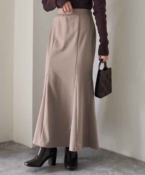 Riberry（リベリー）の「マーメイドロングスカート（スカート・レディース・ブラック/ダークブラウン/グリーン/ダークベージュ・FREE）」の22枚目の写真