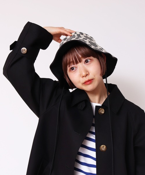Dot＆Stripes CHILD WOMAN（ドットアンドストライプス　チャイルドウーマン）の「花柄キルトブリスターJAQ ハット（キャスケット・レディース・レッド/ブラック・FREE）」の2枚目の写真