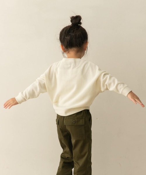 URBAN RESEARCH DOORS（アーバンリサーチドアーズ）の「『親子リンク』タックスリーブロングTシャツ(KIDS)（Tシャツ/カットソー・キッズ・オフホワイト/イエロー系その他・120/105/135）」の22枚目の写真